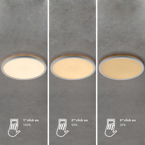 Minimalistyczny plafon Oja 47286001 Nordlux LED 22W 2700K biały