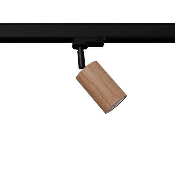 Drewniana lampa sufitowa tuba BERG MYL.00458 z żarówką 3-fazowa brązowy