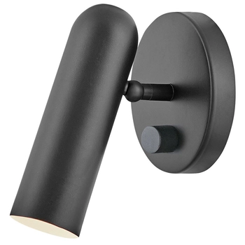 Regulowana lampa ścienna Dax HK-DAX1-BK tuba czarny