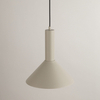 Stożkowa lampa zwisająca Vitrum 40806 Sigma salonowa beżowa