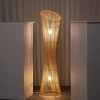 Podłogowa lampa Boho ABR-LP1-BH-E27 Abruzzo do salonu bambus brązowy