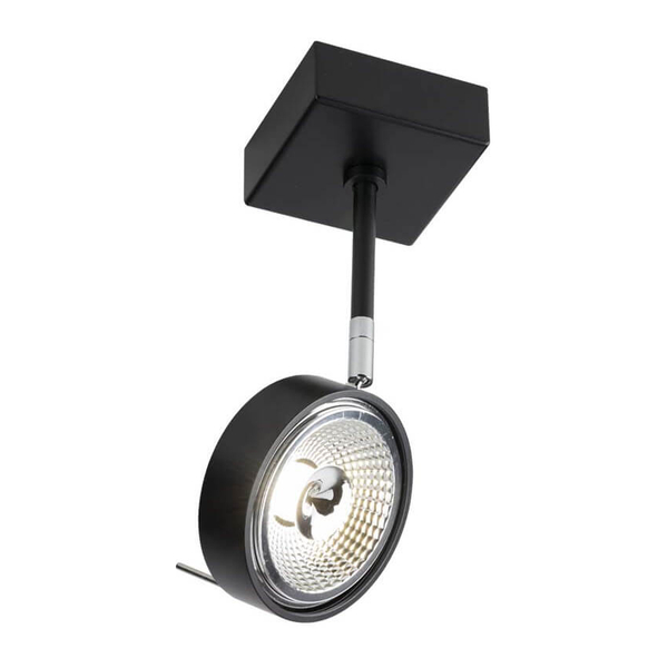 LAMPA sufitowa FUSSA 2218 Shilo regulowana OPRAWA reflektorowa SPOT metalowy jerry czarny