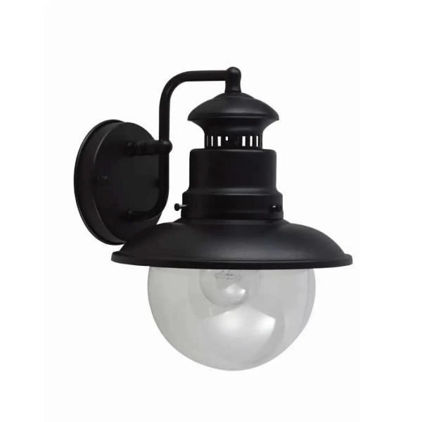 Elewacyjna lampa zewnętrzna Shipton GZH-SHIP2 latarenka IP44 czarna
