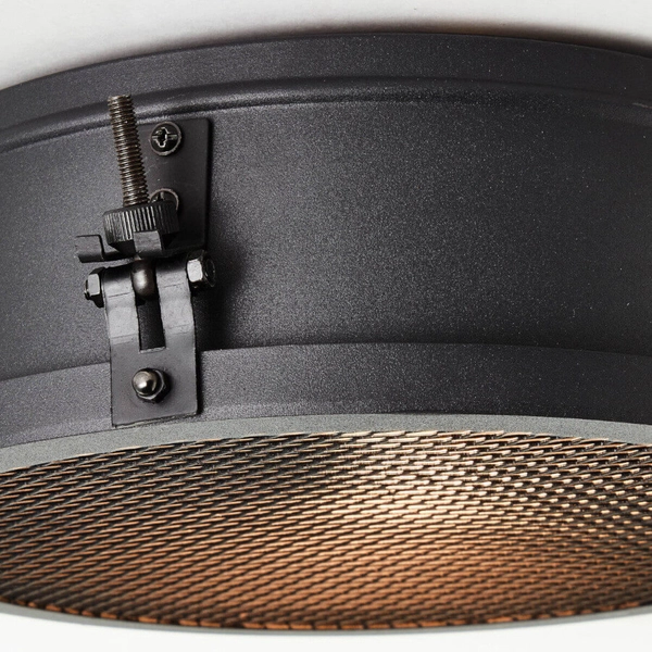 Salonowa lampa sufitowa Zois HK19236S76 industrialna czarna