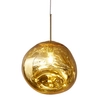 Zwis lampa GLAM MP-1239-380 gold kulka płomienna do sypialni złota