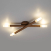 Lampa nasufitowa do kuchni Noble 4524 boho naturalna drewniana