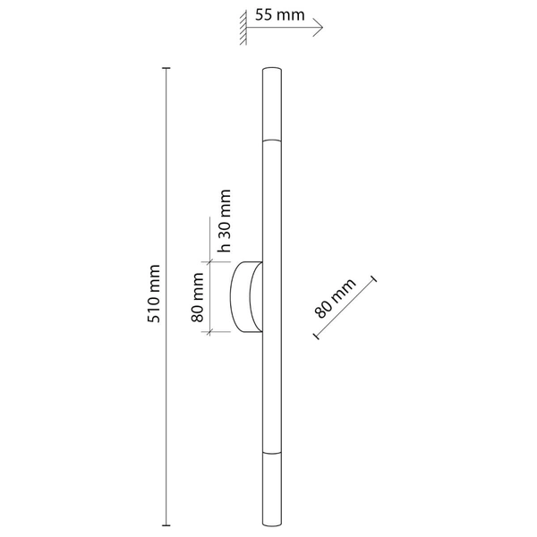 Sufitowa lampa Noble 4523 listwa japandi do jadalni drewniana