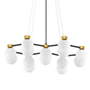 Wisząca lampa molekułowa CAMINOS LE44544 złoty czarny biały