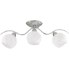 Klasyczna lampa sufitowa 8706/3 8C glamour szklana chrom