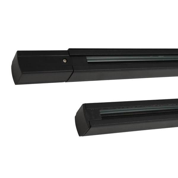 Szynoprzewód z zaślepką i zasilaniem 3-fazowy TRACK AZ2992 czarny 2m