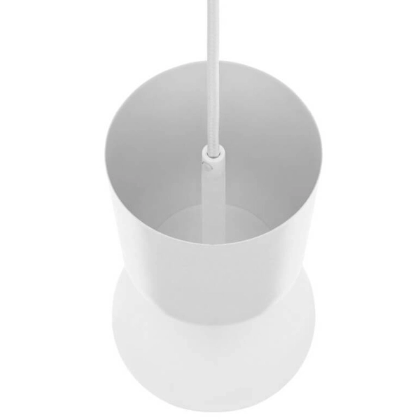 Lampa wisząca do łazienki Luoti LUA111PS0 szklana IP44 biała