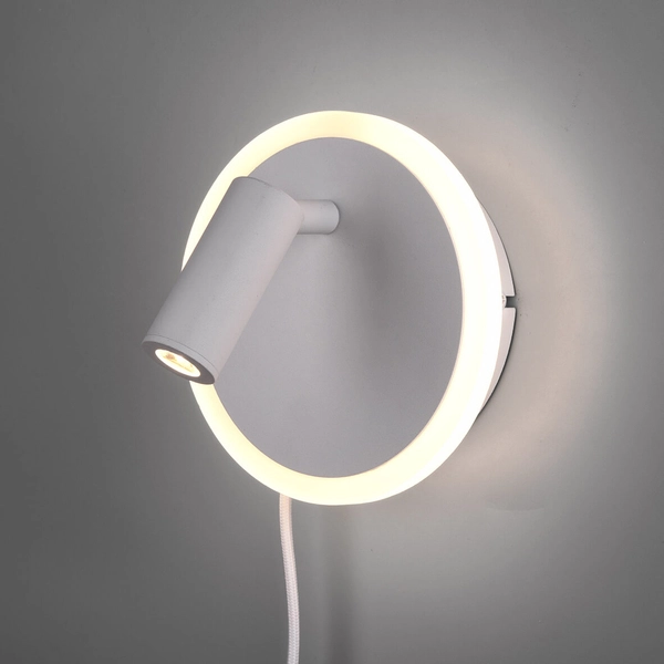 Ścienna lampa z regulacją Jordan 229210231 Trio LED 5W 3000K biała