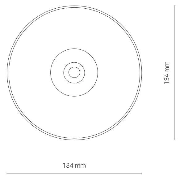 Sufitowa LAMPA spot IOS 8741 Nowodvorski metalowa tuba LED 20W 4000K downlight do jadalni okrągły czarny