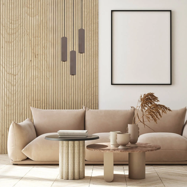 Zwisająca lampa Ander PND-28394-1-BRO Italux sopel metalowa brązowa