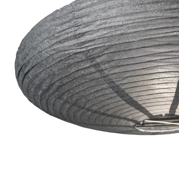 Owalny abażur do lampy Villo 60 2213253250 papierowy szary