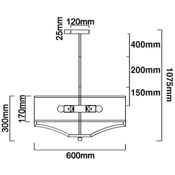 Lampa wisząca do sypialni Gerdo zwis nad łóżko biały złoty