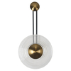 Ścienna lampa do salonu Bell LP-1702/1W TR LED 8W 3000-6000K złota czarna