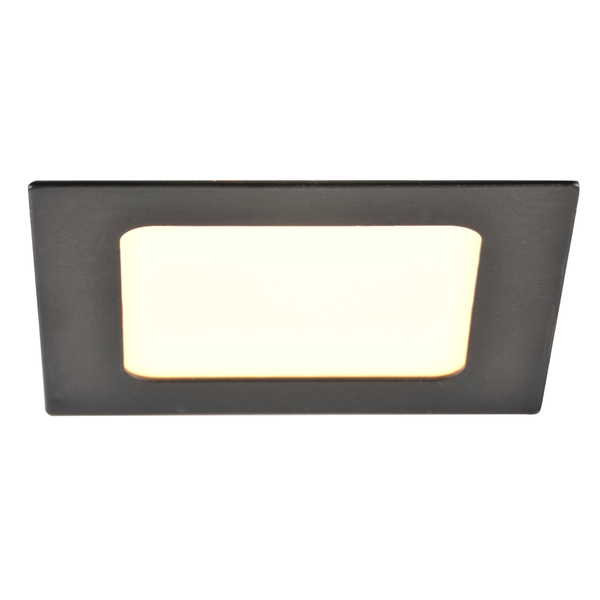 Ledowy plafon podtynkowy RIGEL 324139 LED 4,8W 4000K czarny