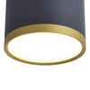Lampa sufitowa LED 2275963 Candellux tuba do jadalni złota czarna