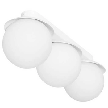 Potrójna lampa sufitowa Kuul KLB31000 szklana kule balls białe