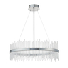 Nowoczesna lampa wisząca L&-1107108 LED 56W 3000K chrom przezroczysty