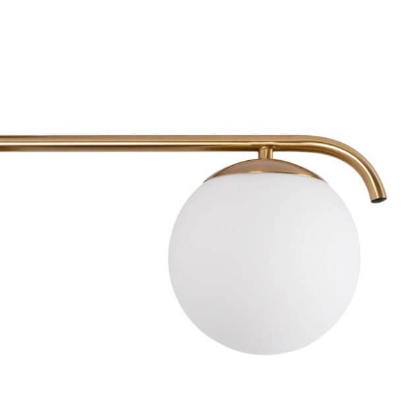 Sufitowa lampa Milano ABR-LW3XE27M Abruzzo bańki do salonu złota biała