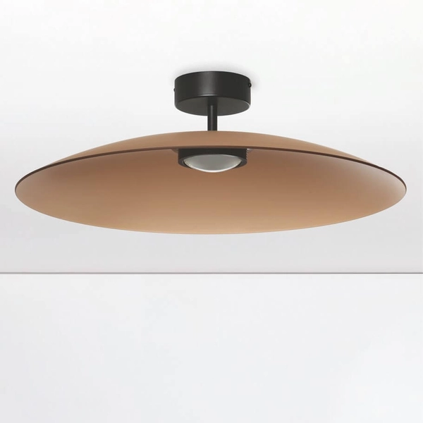 Lampa nasufitowa PECA LE44276 LED 17W 3000K plate brązowa czarna