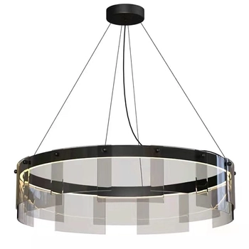 Ledowa lampa wisząca CGGALLEN60 36W czarny przydymiony