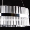 Glamour LAMPA wisząca VEN E1694/37W dekoracyjna OPRAWA crystal LED 37W 6500K obręcz przezroczysta chrom