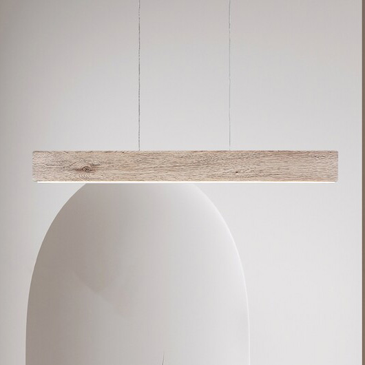Wisząca lampa ekologiczna Cinnamon 3091 LED 34W 3000K belka drewniana