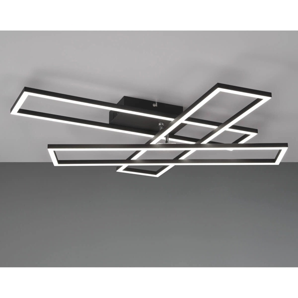 Plafon TESSORA DL132-64423 RL Light LED 36W 2700-6000K geometryczny czarny