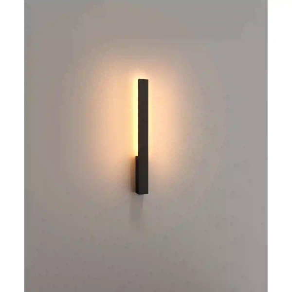 Lampa ścienna KAPRUN czarna W0458 LED 6W 3000K IP65 na elewację