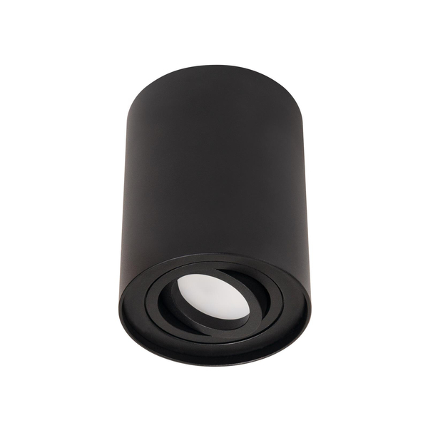 Spot LAMPA sufitowa BASIC ROUND C0068 Maxlight natynkowa OPRAWA metalowa tuba czarna