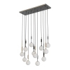 Kaskadowa wisząca lampa Ero Multicolor XIV OR86430 kule białe czarne