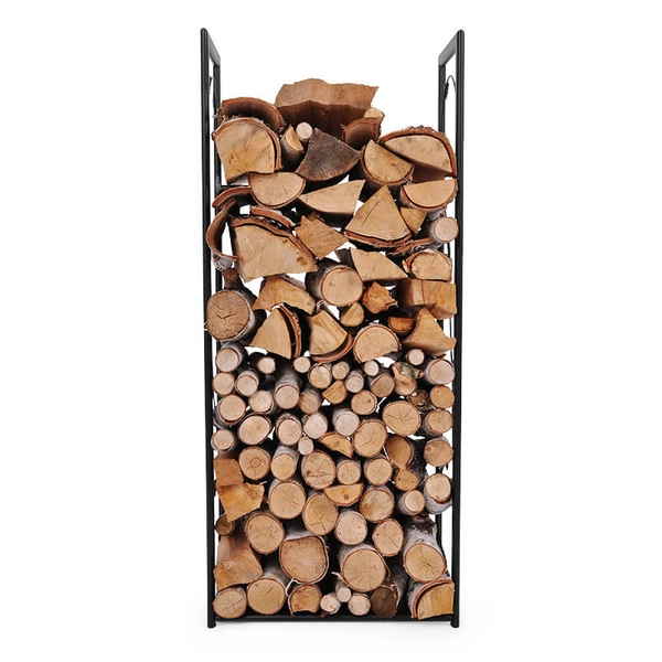 Stojak na drewno Kaja Home KS-22 STOJAK LIŚĆ L Kaja metalowy czarny