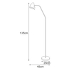 Różowa lampa podłogowa Kajtek K-MT-201 do pokoju dziecięcego