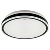 Okrągła LAMPA sufitowa AURELIA LED C 03776 Ideus plafon OPRAWA metalowa LED 48W 4000K natynkowa IP44 biała czarna