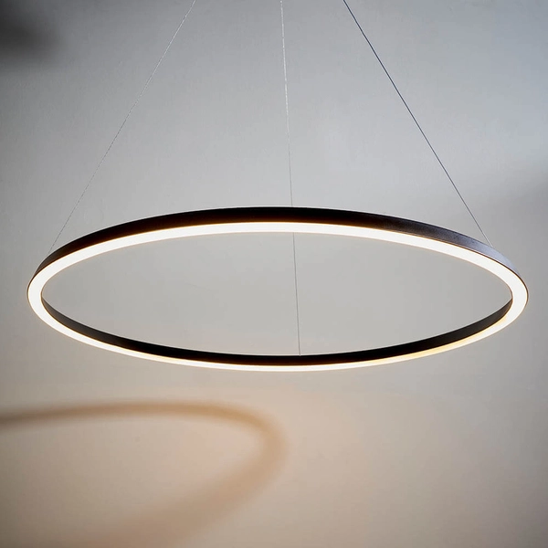 Wisząca lampa ring Staten 80628 LED 43,5W 3000K nad wyspę czarna