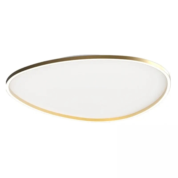 Ledowa lampa natynkowa 23213 LED 58W 3000K owalna złoty