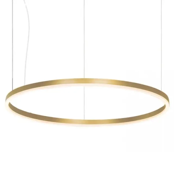 Ledowa lampa wisząca nad stół 22241 LED 83W 3000K pierścień złoty