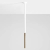 Nowoczesna lampa sufitowa STICK 1067PL_G_M Aldex tuba regulowana złota