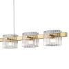 Lampa wisząca geometryczna BACCIO ST-DL8520 złota metalowa szlana LED 21W 3000K 7-punktowa