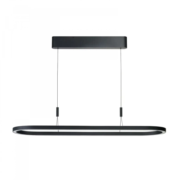 Wisząca nowoczesna lampa ściemnialna nad stół LAYLA LED 50W 3000K AZ6755 czarna aluminiowa