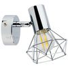Kinkiet LAMPA ścienna XARA 54802-1 Globo druciana OPRAWA regulowana drut chrom