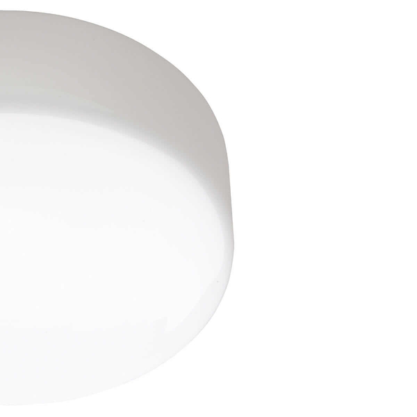 Szklany plafon minimalistyczny Isar 90238/05 okrągły biały