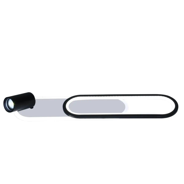 Sufitowa lampa do czytania Parma LP-0612/1C L BK LED 18W CCT czarny biały