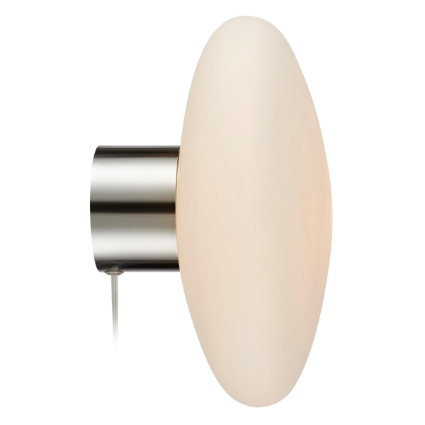 Lampa ścienna Locus 108538 Markslojd owalna do salonu szklana biała
