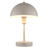 Stołowa lampa do salonu Atoma 24009S kopuła grzybek szara