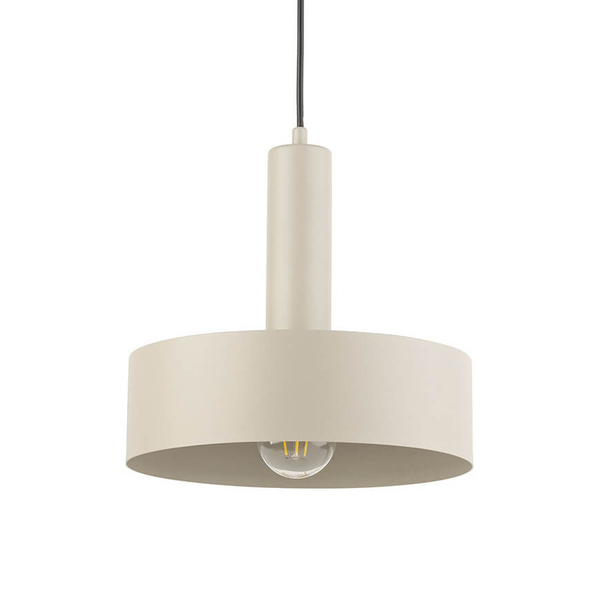 Pojedyncza lampa wisząca Vitrum 40807 Sigma do salonu beżowa 