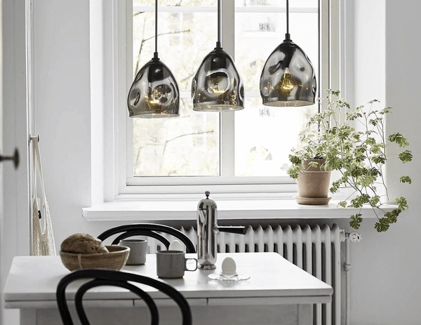 Wisząca lampa loftowa Melt LP-126/3L do sypialni czarna